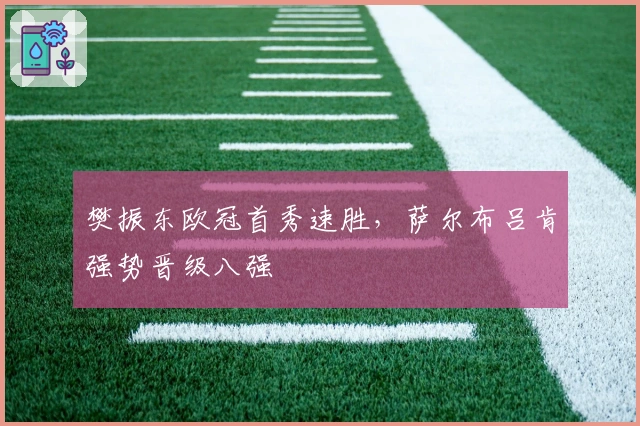 樊振东欧冠首秀速胜，萨尔布吕肯强势晋级八强